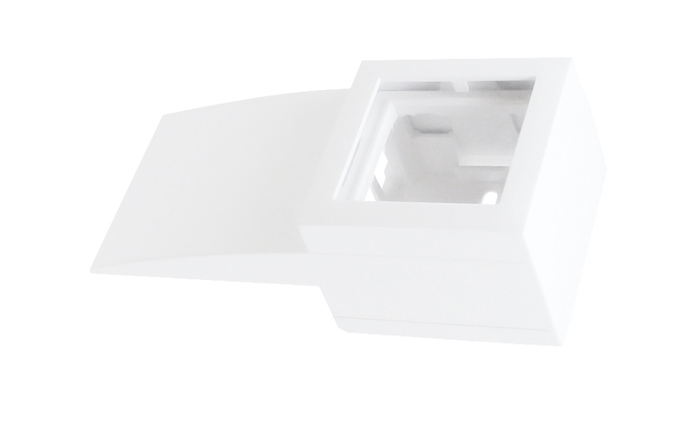 Adaptateur Latéral Q45 pour Goulottes 75x20
