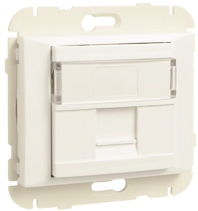 Tapa con Soporte para un Conector RJ45