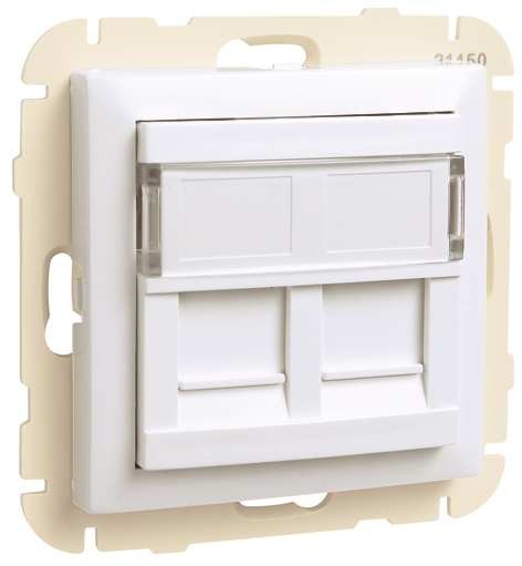 Adaptateur avec Module Double pour Connecteurs RJ45