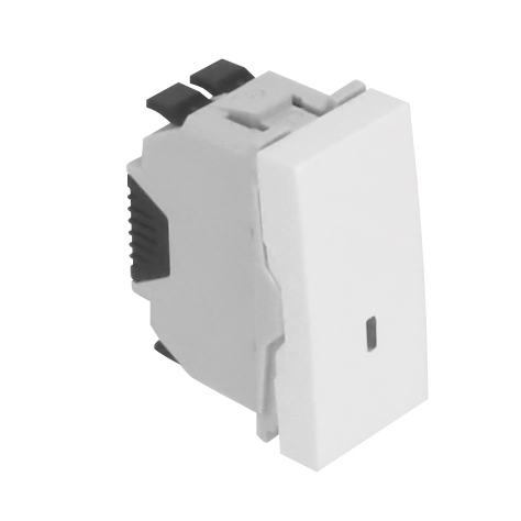 Poussoir à Bascule Lumineux - 12V - 1 Module