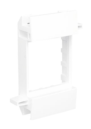 Cover Plate Q45 Modular Adapter to Trunkings 75 mm Covers - 2 Modules
