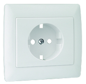 Plaque Monobloc pour Prise de Courant Schuko