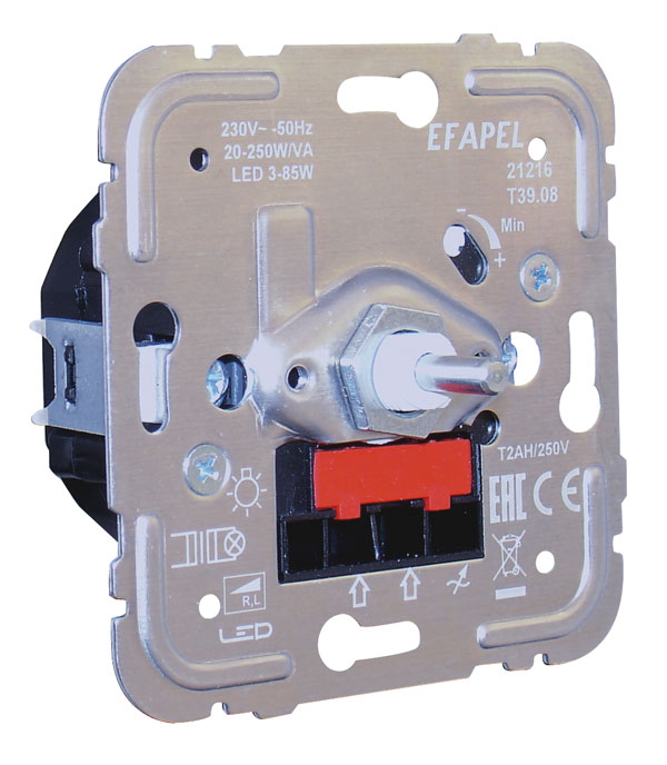 Ferromagnetic Dimmer/Two-way Switch for Energy Saving Lamps - 250W/VA R, L