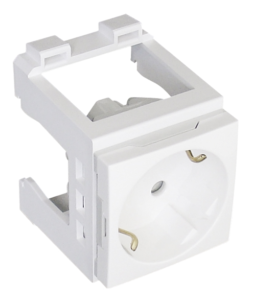 Base Schuko con Enclavamiento